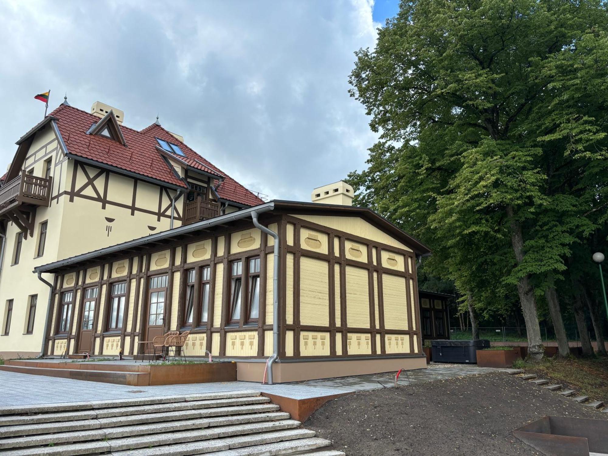 Smiltynes Kurhauzas Sandkrug Kurhaus Klaipėda Buitenkant foto